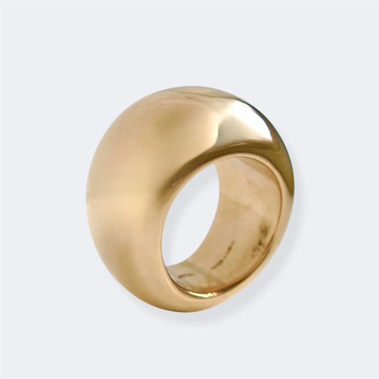 Organic Bronze Domed Ring