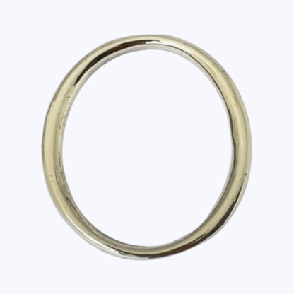 Sterling Silver Organic Bangle 10mm