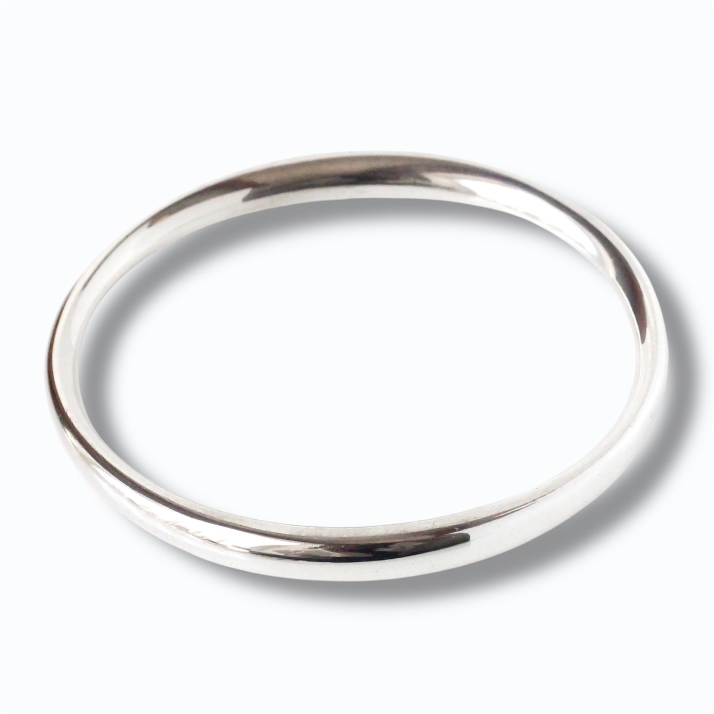 Sterling Silver Bangle 6mm