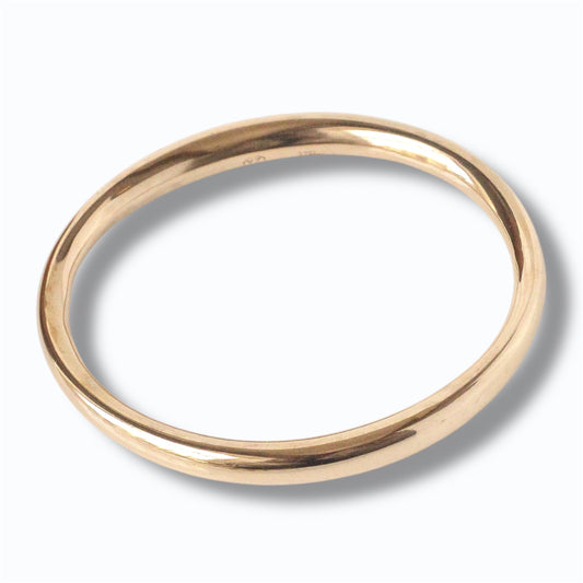 Organic Bronze Bangle 6mm