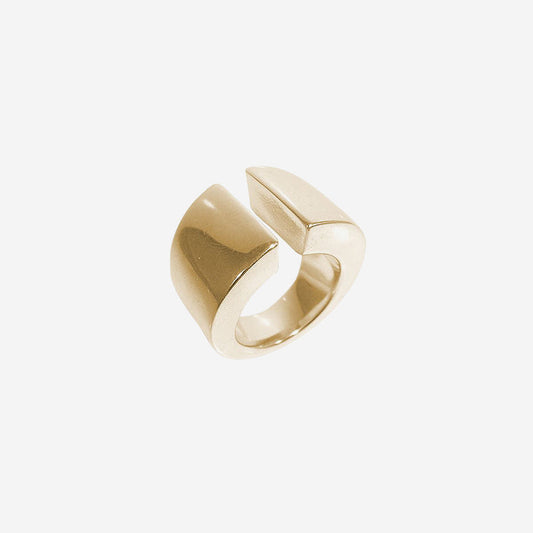 Round Tapered Bronze Split Shank Ring