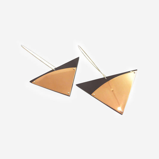 Triangular Fan Earrings